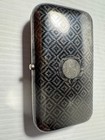 Antique Russian Empire 84 Silver  Niello Cigarette Case  very Rare 