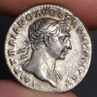 Emperor Trajan Denarius 103ad Ancient Roman Empire Silver Coin Spes Vf Rome