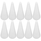  20 Pcs White Cones Foam Diy Tree Shapes Polystyrene Modelling Cones Children
