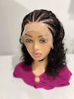 Braided Wig  Beautiful Handmade Knotless Burgundy Bantu Wig  Length Is 12    Long 