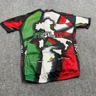 Safety Men s Multicolor Graphic Print Short Sleeve Cycling Jersey Size Xl