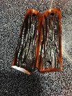 1911 Grips Pistol Grips Full Size 38   45 Commander Genuine Zebra Bone