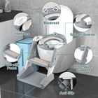 Kids Potty Training Seat With Step Stool Ladder For Child Toddler Toilet Chair