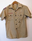 Boy Scouts Of America 2 Official Bsa Short Sleeve Khaki Shirts Youth Large