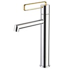 Brass Vintage Single Lever Chrome gold Bathroom Basin Faucet Sink Mixer Tap