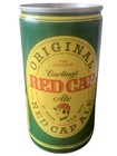 Vintage Beer Can Carling   s Original Red Cap Ale Pull Top Empty