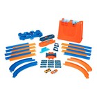 Hot Wheels 36 Pc Stunt Box With 15 Ft Of Track  open Box 