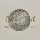 1866-s Seated Liberty Half Dollar  50 Cent - Motto - 90  Silver U s  Coin