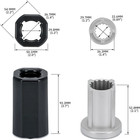 835257k1 Propeller Hub Kit Flo-torq Ii For Mercury Mercruiser Alpha 40-140hp 15t