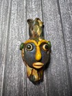 Ancient Phoenician Mosaic Glass Face Amulet Pendant