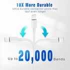 3-pack Usb Data Fast Charger Cable Cord For Apple Iphone 6 7 8 Xs 11 12 13 Max