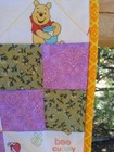Winnie The Pooh Baby   Lap Quilt - Homemade In Usa - 29 X29 - Cotton