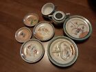 Vintage Children s Dishes Tea Set Japan 13 Pieces Bluebird Cherry Tree