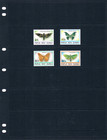 1 3 Off  6 85 Scott Value - 1994 Papua New Guinea Moths Butterfly Cv Mnh Nh Umm