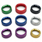 Well-crafted Robust Easy To Use 3pcs Ac Knob Trim For Dodge Durango   Challenger