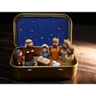 Mini Christmas Nativity Scene Set Portable Pocket Size Holiday Decoration Us 