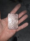 3 X 16 Oz Hand Poured  999 Copper Bars  set Of Three Bars      Rustic Bullion Bar