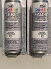 Tulip Colorshot Fabric Spray Paint Glitter Silver Permanent Washable 3oz Lot
