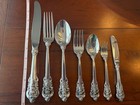 Ultra Rare Mint Continental Setting Wallace Grande Baroque Sterling European Set