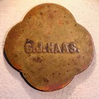 Interesting Ornate Reverse Maverick Token - G j  Haas  Good For 5   In Trade