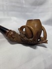 Vintage Meerschaum Hand Made Dragon Eagle Claw Estate Tobacco Pipe M35