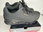 Skechers Women s Street Uno Stand On Air Lace-up Sneaker Black Sz8