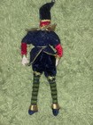Robert Stanley Christmas Pixie Elf Doll Shelf Sitter 18  Mardi Gras Jester Chip
