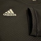 Adidas  Shirt Men s S Icon  Long Sleeve Pullover Black Crew Neck Dotted   70