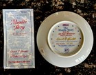 The Mickey Mantle Story Mini Plate Vintage Hamilton Collection  3818d Coa   Box