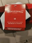 Wondershop Buffalo Check Womens Medium Fleece Pajama Pants Lounge Red Black Nwt