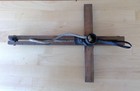 Vintage The Star Wood And Cast Iron Carpet Stretcher Tool 15 5 l X 11 w
