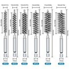 24pcs Stainless Steel Wire Bore Brushes Set 1 4 Inch Hex Shank For Power Drill