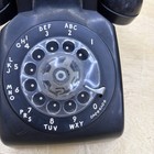 Vintage Western Electric Black 1960s Rotary Dial Desk Phone