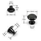 20pcs 10mm Chicago Screws Leather Rivets Studs For Belt Bag Wallet Repair