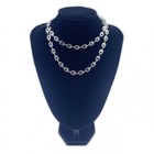 Givenchy Vintage G Logo Silver Chain Necklace Men s Jewelry Authentic