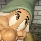 Disney Rare Snow White And The Seven Dwarfs Bashful Big Fig Statue