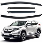 Rain Guards Window Visors For Honda Cr-v 2017-2022 For Crv 17-22 4-piece Chrome