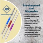 Weldingcity   5-pcs Tig Welding Torch Stinger Disposable Tungsten Electrodes