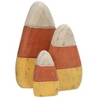  Wooden Candy Corn Shelf Sitters 3 set 