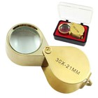 30x Jewelers Loupe Magnifier Jewelry Coin Loop Magnifying Glass Eye Pocket