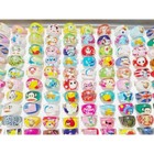 Wholesale 100pcs Mixed Lots Fashion Resin Child Kid s Cartoon Party Gift Jewelry
