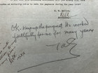 Thomas Edison Hand Signed Personal Ge Letters X3 Jsa Coa Autograph Cut Check
