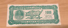 Wwii Military Trade Token Chit Uso Club Junction City Ks Kansas  Message Right