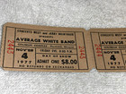 Average White Band 2 Unused 1977 Concert Tickets Alan Gorrie Oregon Awb