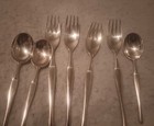 Christofle Silverplate unknown Pattern 4-forks 3-teaspoons