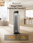 Space Heater Indoor  25  11 5ft s Fast Portable Room Heater With Remote