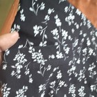 H m Women s Floral Shorts Size 10 Regular Black White
