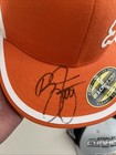 Puma Orange White Golf Hat Flexfit 210 Fitted Signed Original Autographed