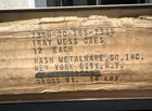 Vtg Nash Metalware Mess Tray Set Of 12  New In Box New York City Usa Army