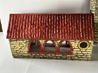 Antique Elaston Hausser Medieval Castle Parts Lot Drawbridge Towers